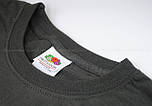 Чоловіча футболка сіра класична (світлий графіт) ValueWeight Fruit of the Loom 2XL, 54, фото 7
