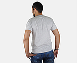 Чоловіча футболка сіра класична (сіро-ліловий) ValueWeight Fruit of the Loom 2XL, 54, фото 3