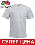 Чоловіча футболка сіра класична (сіро-ліловий) ValueWeight Fruit of the Loom 2XL, 54, фото 6