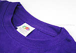 Чоловіча футболка фіолетова класична ValueWeight Fruit of the Loom 2XL, 54, фото 7