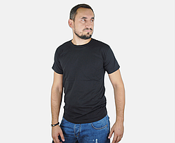 Чоловіча футболка чорна класична ValueWeight Fruit of the Loom 2XL, 54