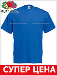 Чоловіча футболка синя класична ValueWeight Fruit of the Loom 2XL, 54, фото 6
