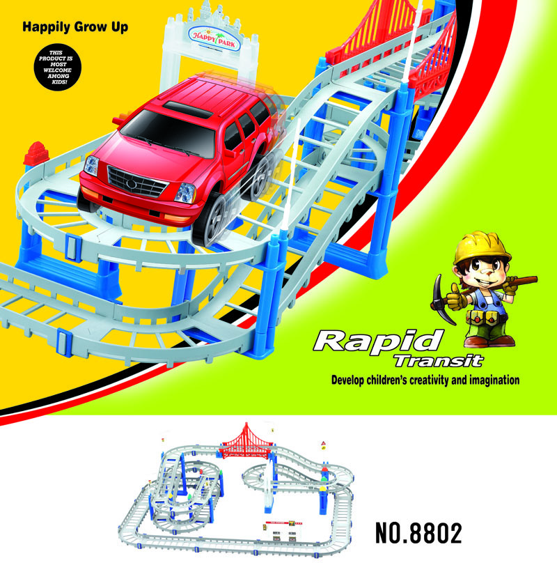 Автотрек з машинкою, 74х47 см (8802), фото 1