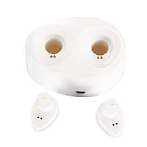 Навушники Bluetooth бездротові Alitek K2 TWS Stereo White/Red, фото 5