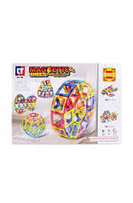 Конструктор магнітний LT1003 Magnetic Sheet Колесо — 104 деталі, фото 4