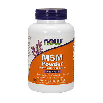 MSM Powder (227 g, unflavored) NOW