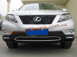 Накладка на бампер передня Lexus RX 2009-12