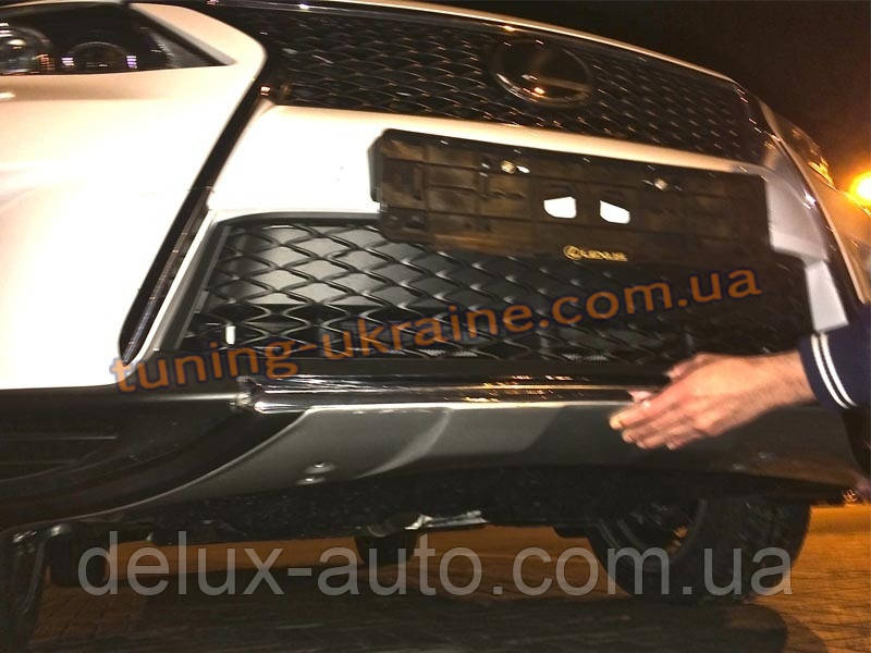 Накладка на бампер передняя Lexus RX 2012+