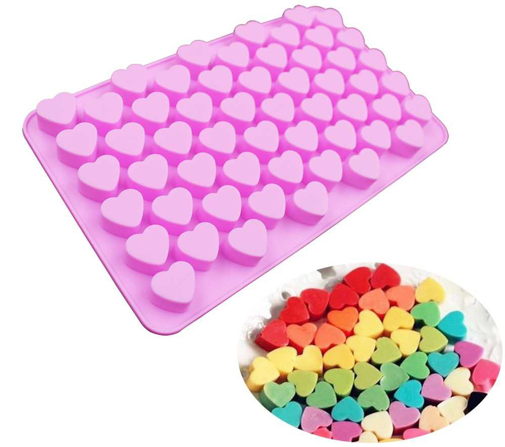 Силіконова форма для мармеладу Сердечка міні 18х11хх1см