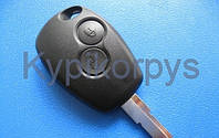 Автоключ RENAULT (Рено) 2 кнопки, лезвие VA2, с чипом ID 46 (PCF 7947), 434 MHz