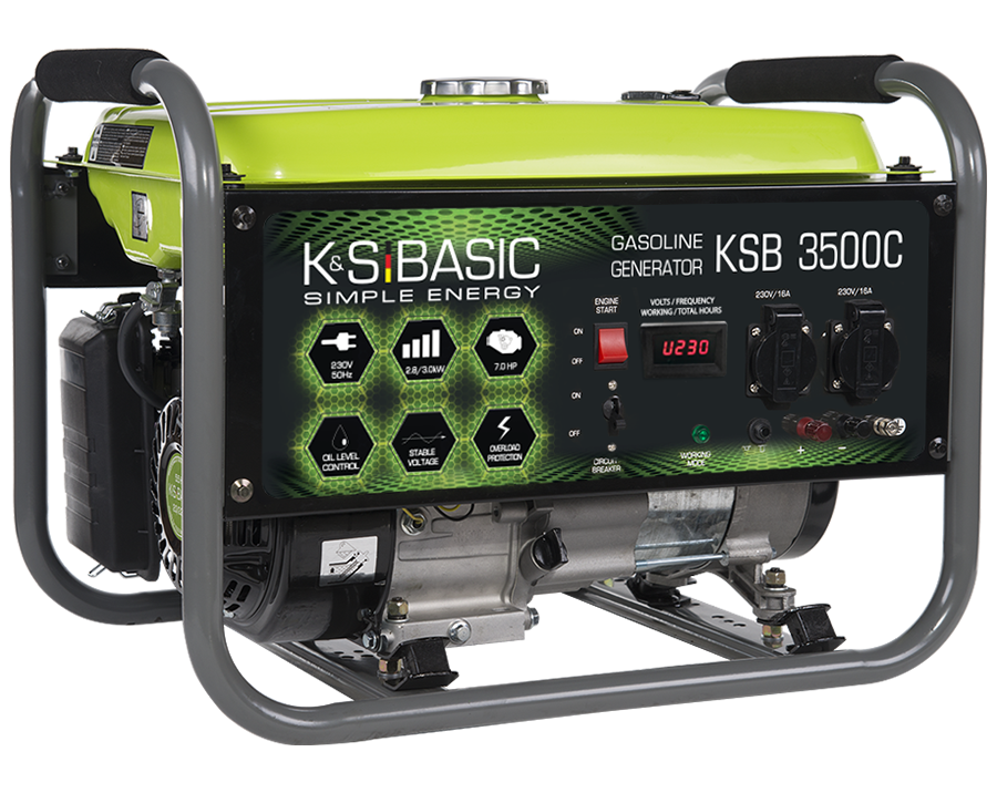 Генератор бензиновий K&S Basic KSB 3500С (3 кВт), фото 1
