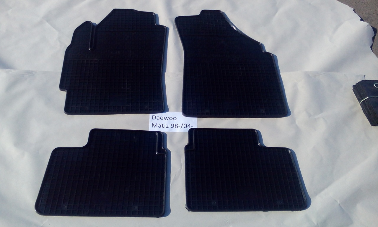 Килимки в салон гумові Politera 4шт. для Chery QQ 6 2006-2010