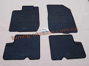 Килимки в салон гумові Politera 4шт. для Dacia Duster 2010+