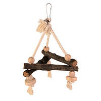 Trixie Natural Living Swing on Rope гойдалка з натурального дерева 16х16х16 см