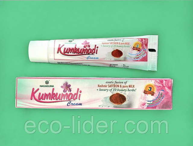 Фото крем Кумкумади Нагарджуна 20 г Зображення Kumkumadi cream Nagarjuna 20 g