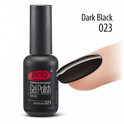 Гель-лак PNB DARK BLACK 023 (8 мл.)