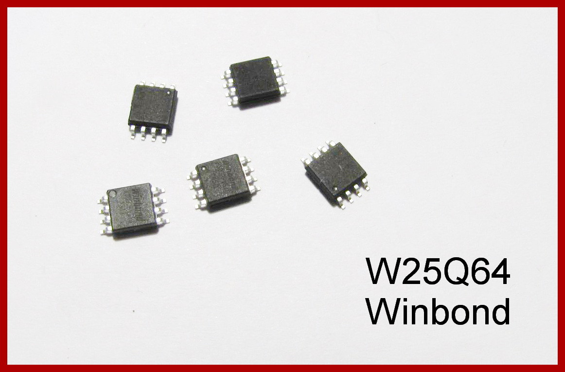 W25Q64, мікросхема пам'яті.