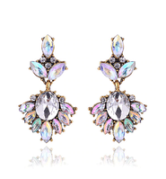 Сережки з камінням