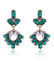 Сережки з камінням