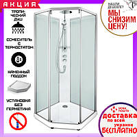 Душевая кабина Ido Comfort Showerama 10-5 100x100 см прозрачное/матовое стекло