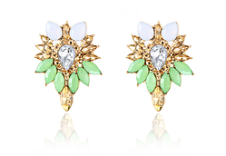 Сережки з камінням