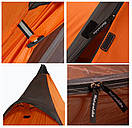 Надлегкий одномісний намет з гострою верхівкою Naturehike NH17T030-L помаранчевий, фото 8