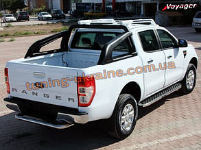 Бічні майданчики з алюмінію BlackLine для Ford Ranger 2011-2015