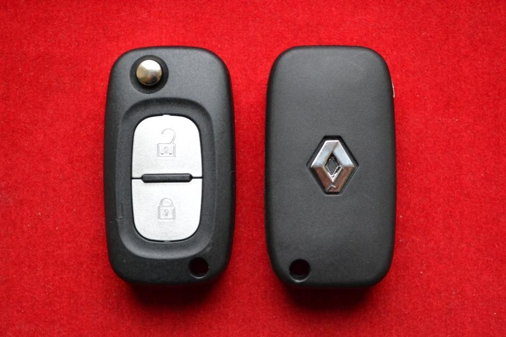Корпус викидного ключа Renault 2 кнопки Без логотипа