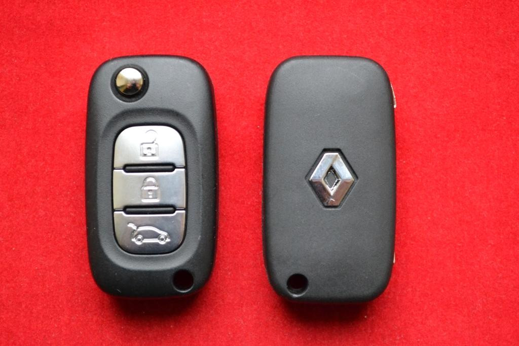 Корпус викидного ключа Renault 3 кнопки Без логотипа