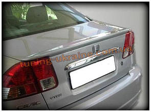 Анатомічний спойлер під фарбування на Honda Civic 7 2001-2005