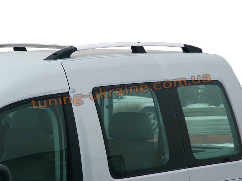 Рейлінги на дах на Volkswagen Caddy 2004-2010 коротка база, фото 1