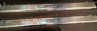 Хром накладки на пороги для Renault Kangoo 2004-2008