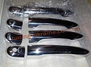 Хром накладки на ручки для Renault Kangoo 2004-2008