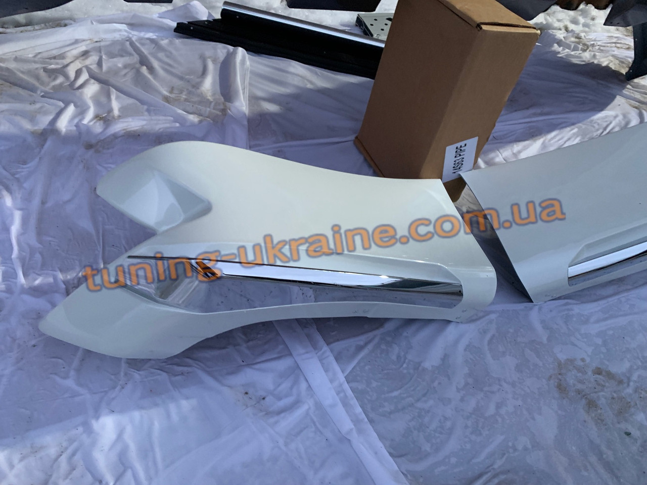 Накладки на передній і задній бампер Jaos V1 (2017-) на Toyota LC 150 Prado 2017+, фото 1