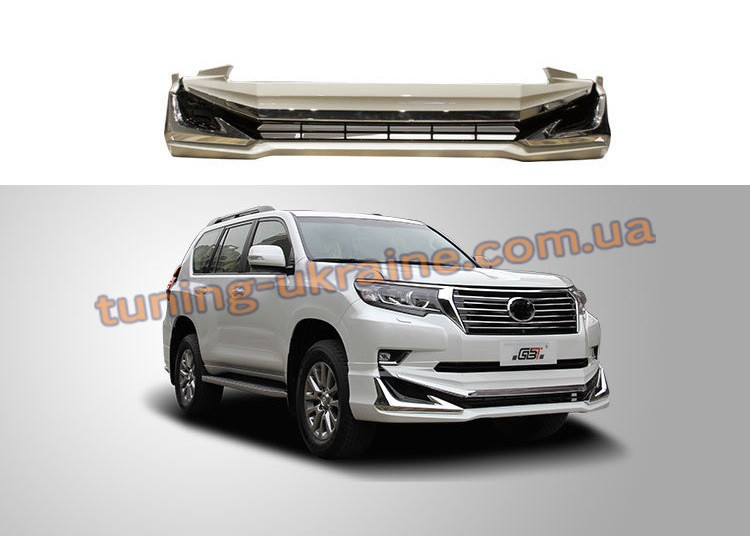 Накладки на передній і задній бампер Modelista на Toyota LC 150 Prado 2017+, фото 1