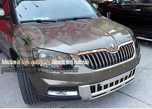 Передня і задня накладки на Skoda Yeti 2013+ рр.