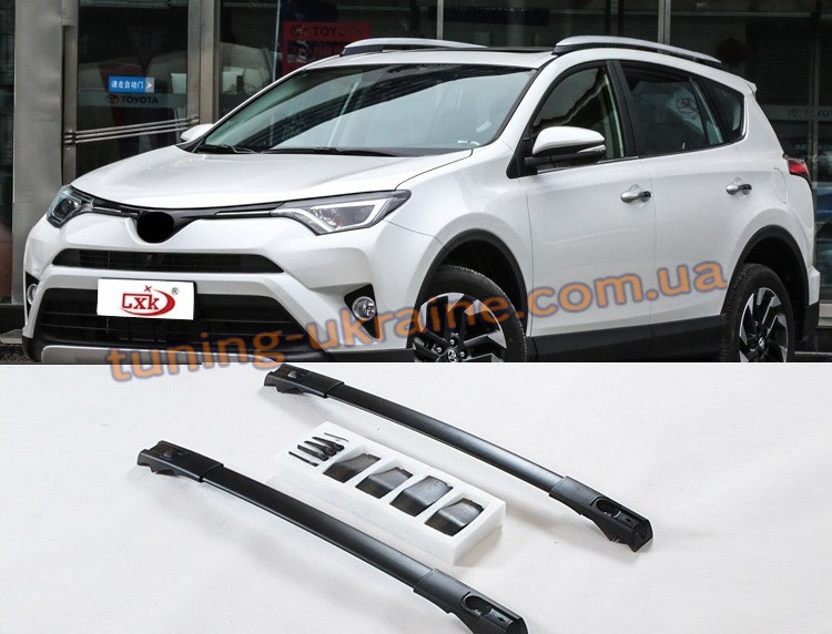 Перемички на рейлінги оригінал для Toyota Rav 4 2013-2015 рр., фото 1