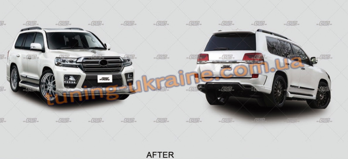 Комплект обважень Jaos-style для Toyota LC 200 2016+