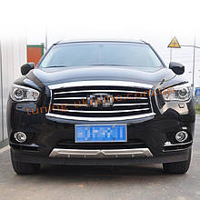 Передня і задня накладки на Infiniti QX60 2016+ рр.