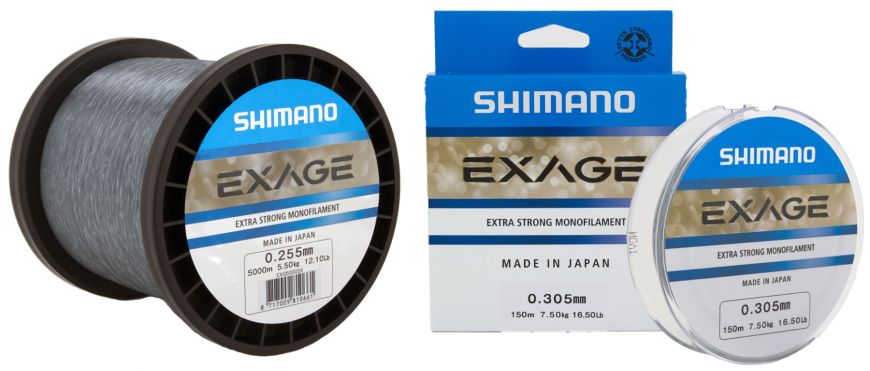 Леска Shimano Exage 150m 0.185mm 2.9kg, фото 1