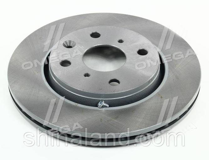 Гальмівний диск CITROEN C1 06.2005-, PEUGEOT 107, TOYOTA AYGO 02.2005- передній (REMSA) OE 435120H010