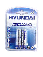 2шт Акумулятор пальчиковий Hyundai AA 800 mAh