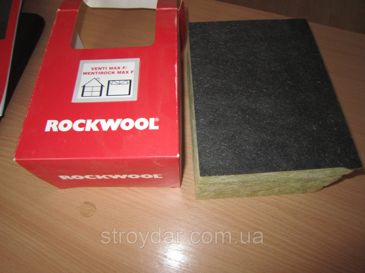 Утеплитель базальтовый Rockwool Wentirock max 100мм (на вентилируемый фасад) - фото 1 - id-p21370814