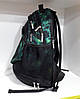 Рюкзак шкільний зелений великий ортопедичний два відділи Dolly 373 37х44х25 см, фото 4