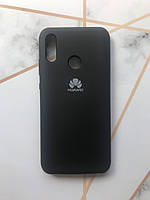 Силіконовий чохол Silicone Case для Huawei P Smart 2019 Чорний