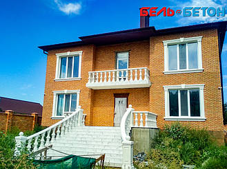 Балюстрада белая с квадратной балясиной из искусственного мрамора в Херсоне 17