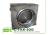 Фильтр канальный для вытяжной вентиляции C-FKK-200