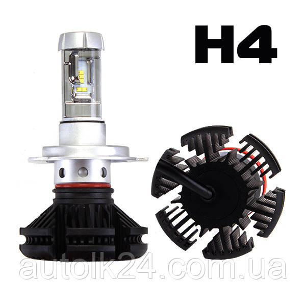 LED-лампи X3 H4 6000 Lm 50W