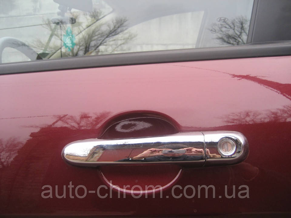 Накладки на ручки неірж Hyundai Accent 2006-2010, фото 1