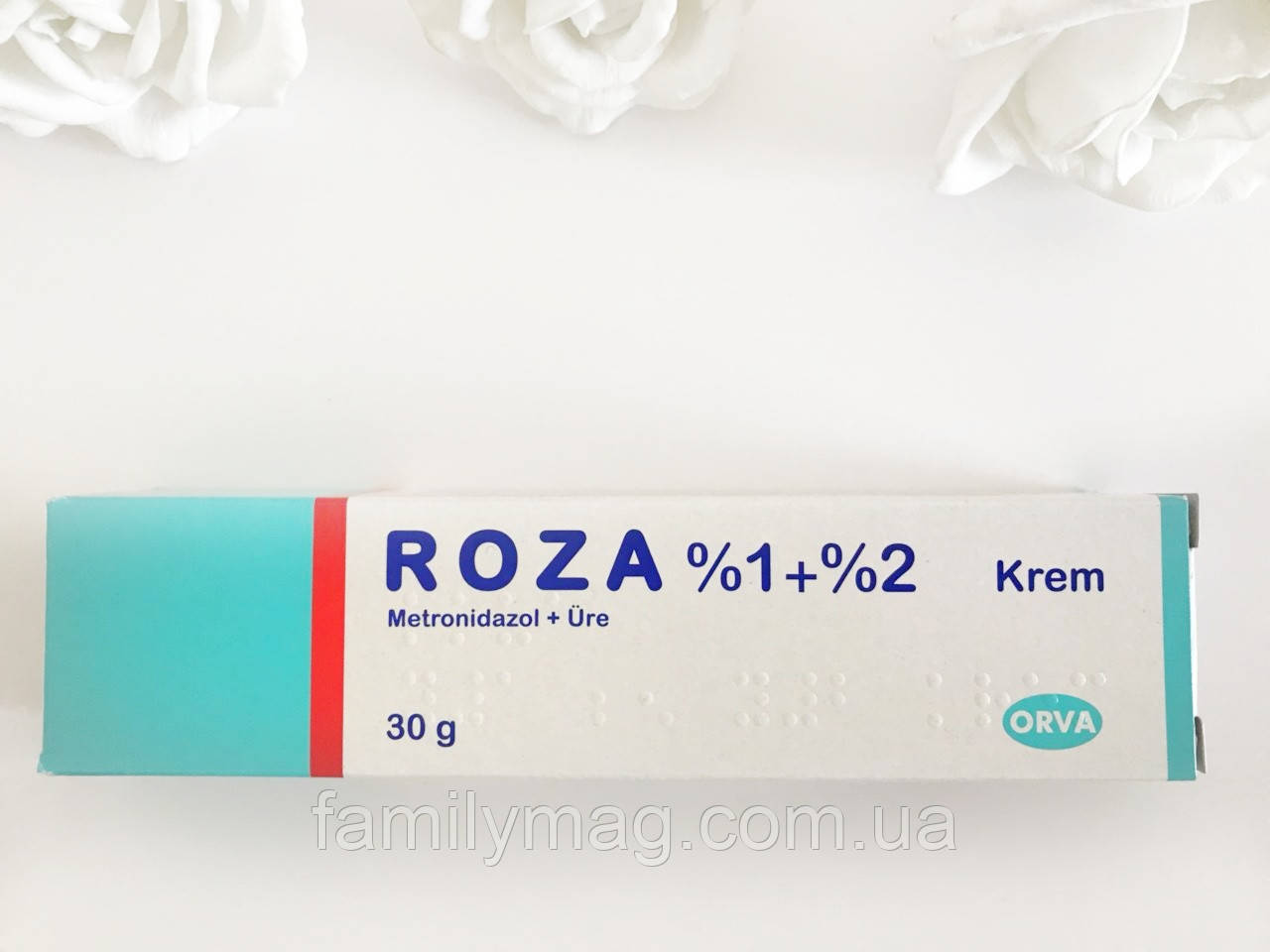 Крем от розацеа Roza 1% Metronidazol + 2 % Ure Orva Турция 30 г ...